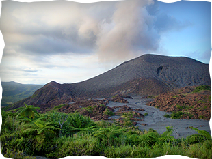 Walking to the Volcano