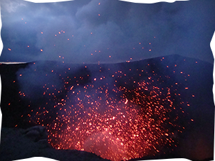 Spectactular lava explosions!